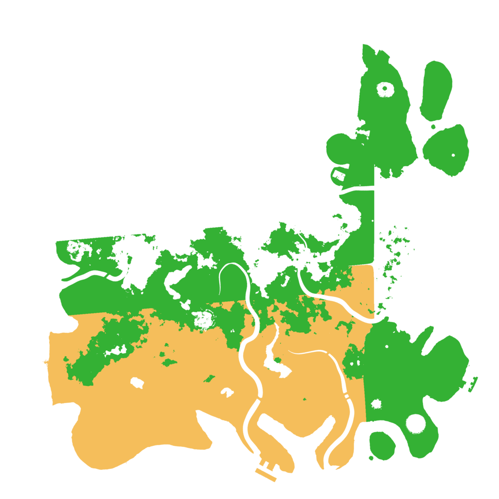 Biome Rust Map: Procedural Map, Size: 4500, Seed: 1674522047