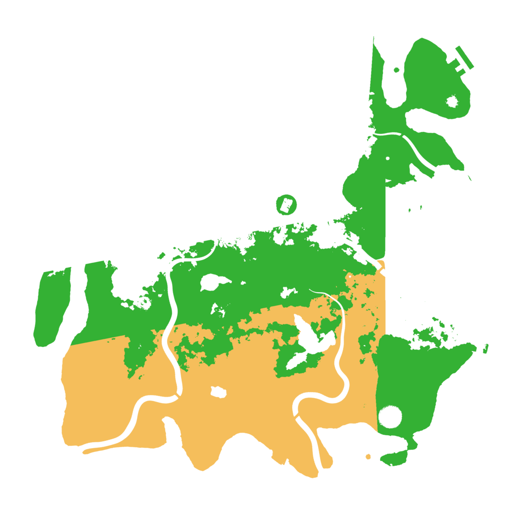 Biome Rust Map: Procedural Map, Size: 4000, Seed: 1696926748