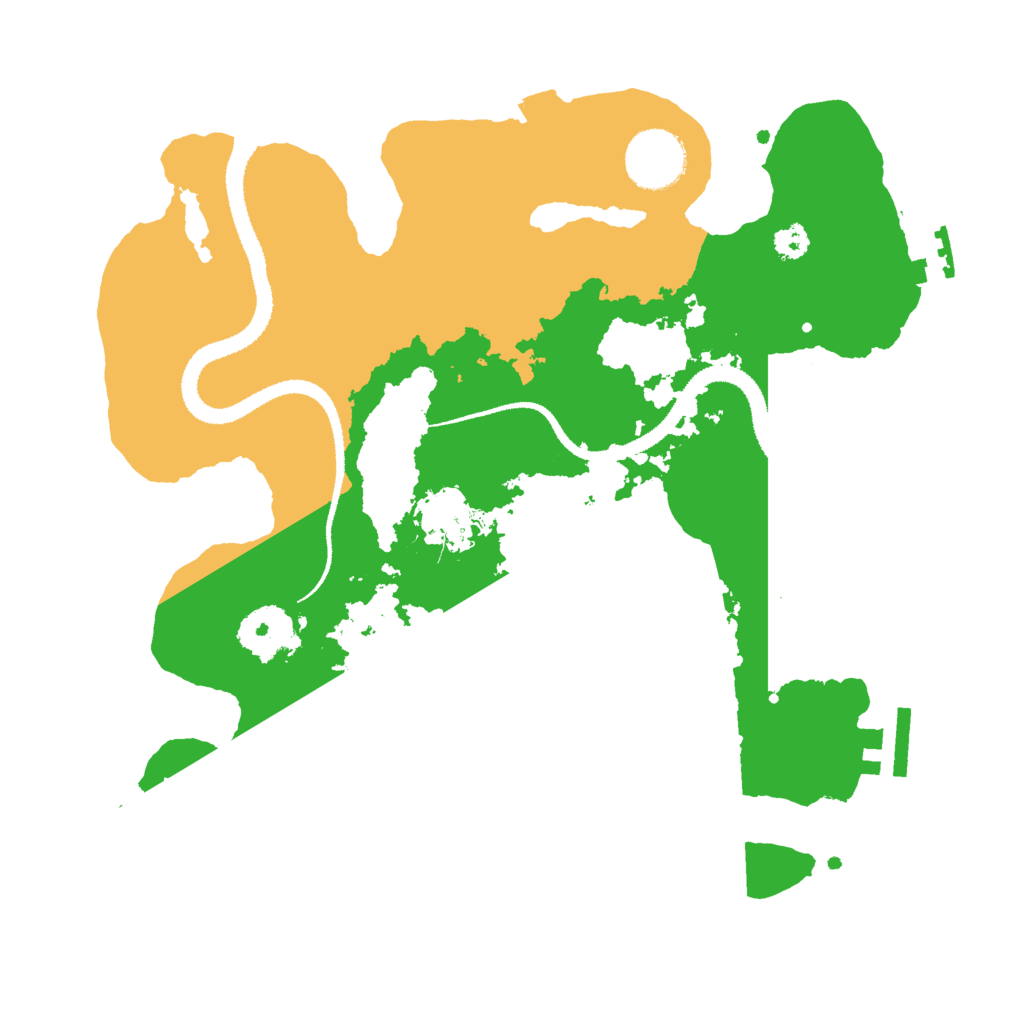 Biome Rust Map: Procedural Map, Size: 3000, Seed: 554180705