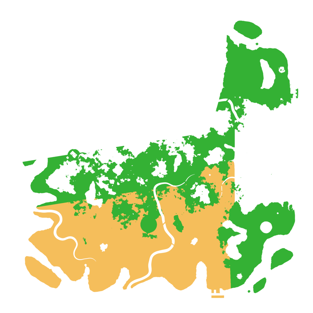 Biome Rust Map: Procedural Map, Size: 5015, Seed: 571509364