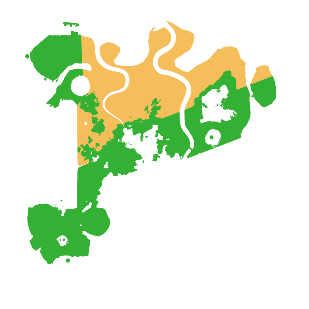 Biome Rust Map: Procedural Map, Size: 3000, Seed: 426359877