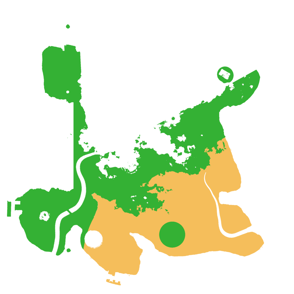 Biome Rust Map: Procedural Map, Size: 3000, Seed: 483702618