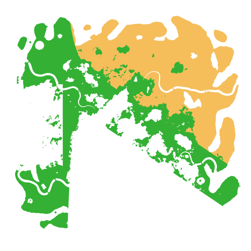 Biome Rust Map: Procedural Map, Size: 5000, Seed: 836427