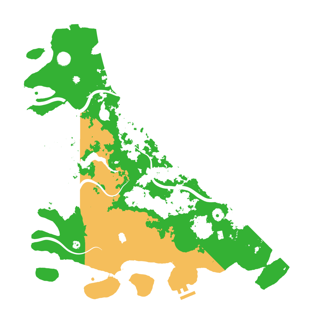 Biome Rust Map: Procedural Map, Size: 4050, Seed: 1437541100