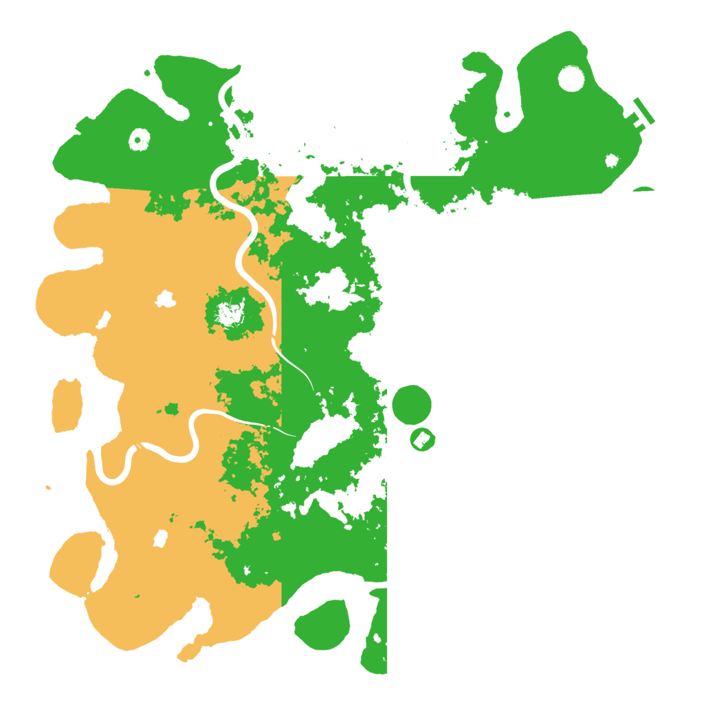 Biome Rust Map: Procedural Map, Size: 4750, Seed: 225174