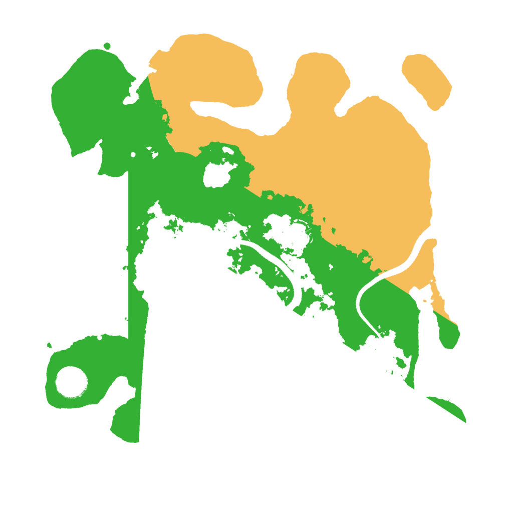 Biome Rust Map: Procedural Map, Size: 3000, Seed: 1012416254
