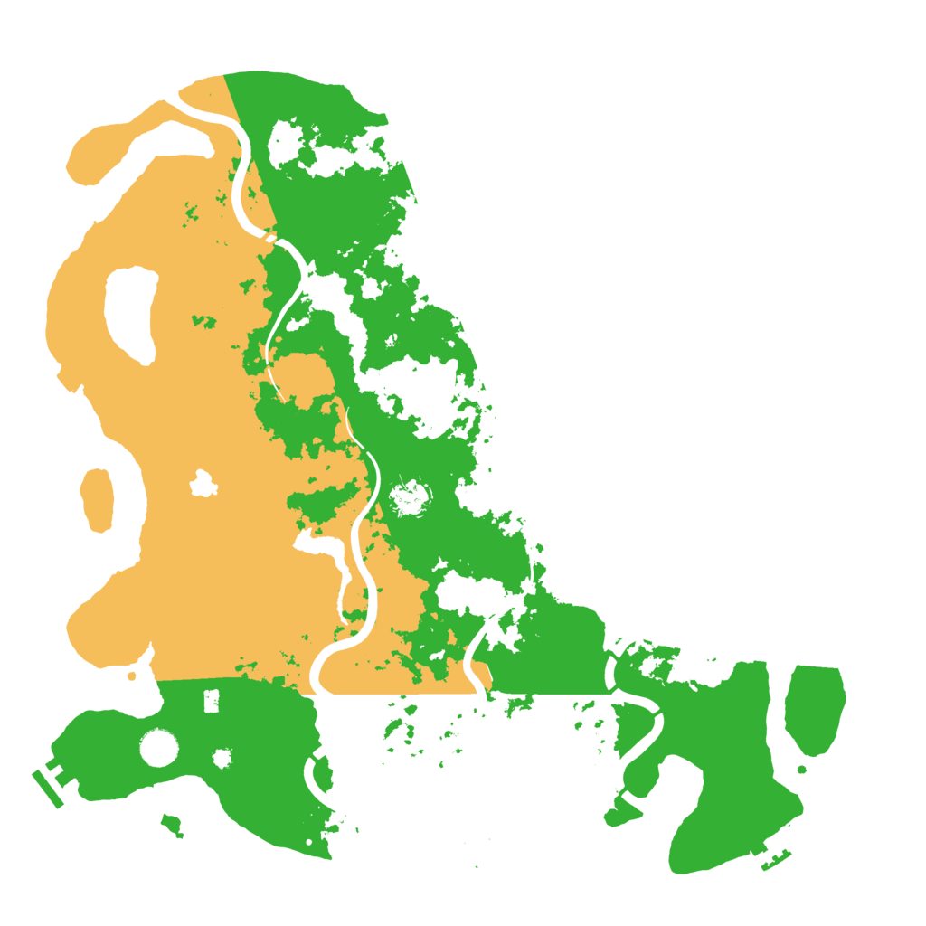 Biome Rust Map: Procedural Map, Size: 4300, Seed: 886786260