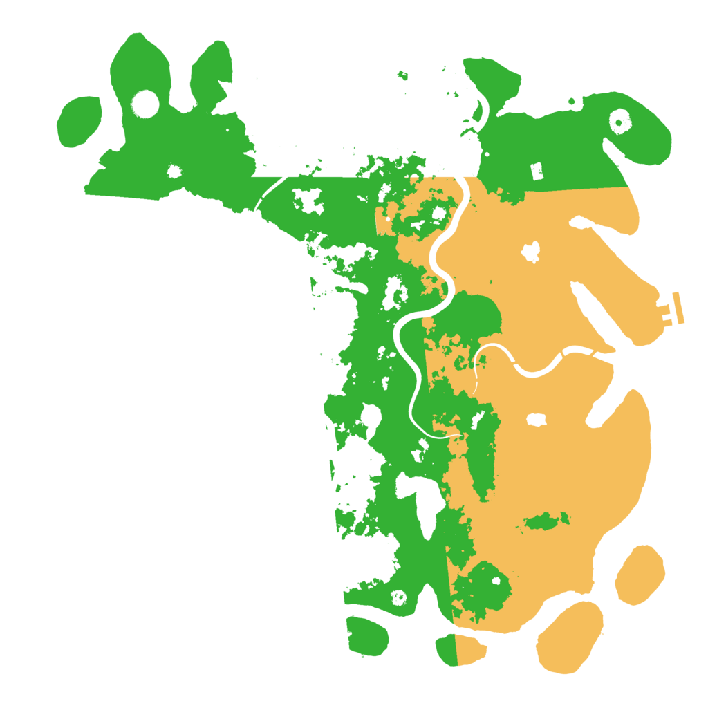 Biome Rust Map: Procedural Map, Size: 4500, Seed: 271189