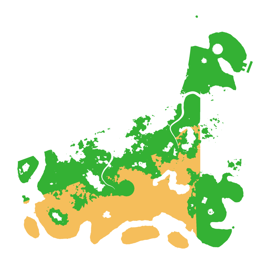 Biome Rust Map: Procedural Map, Size: 4500, Seed: 247818