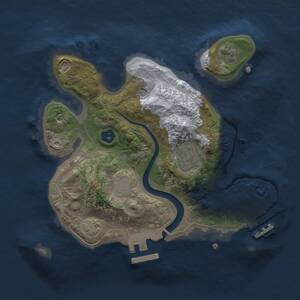 Thumbnail Rust Map: Procedural Map, Size: 2200, Seed: 2074010355, 6 Monuments