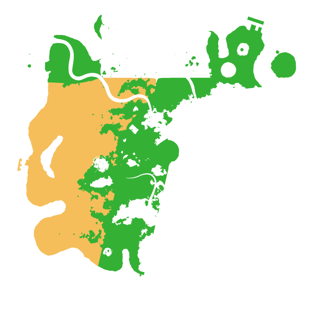 Biome Rust Map: Procedural Map, Size: 3750, Seed: 958590
