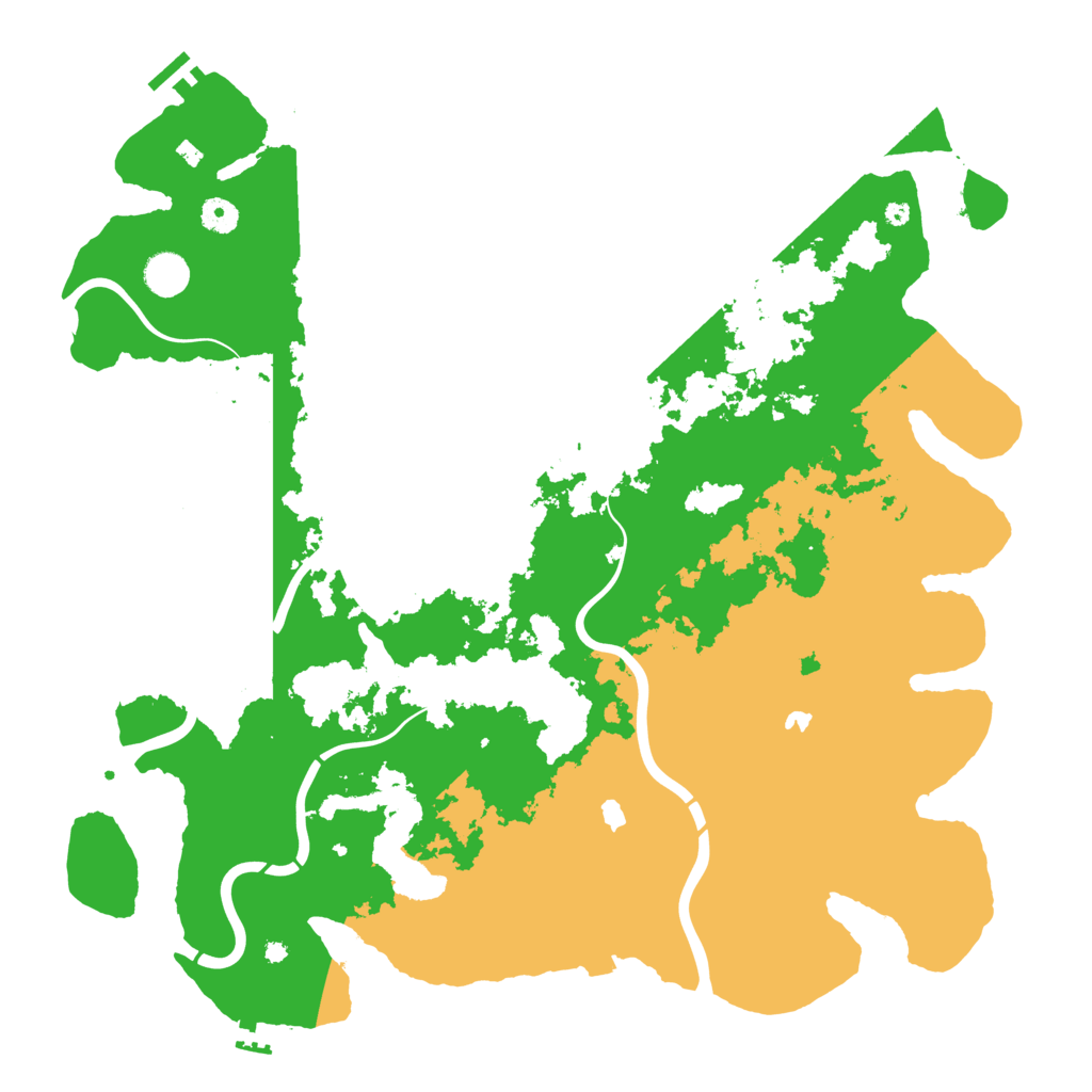 Biome Rust Map: Procedural Map, Size: 4500, Seed: 227080