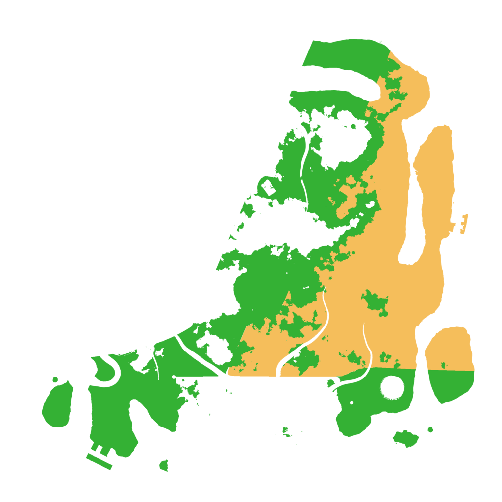 Biome Rust Map: Procedural Map, Size: 3750, Seed: 110429