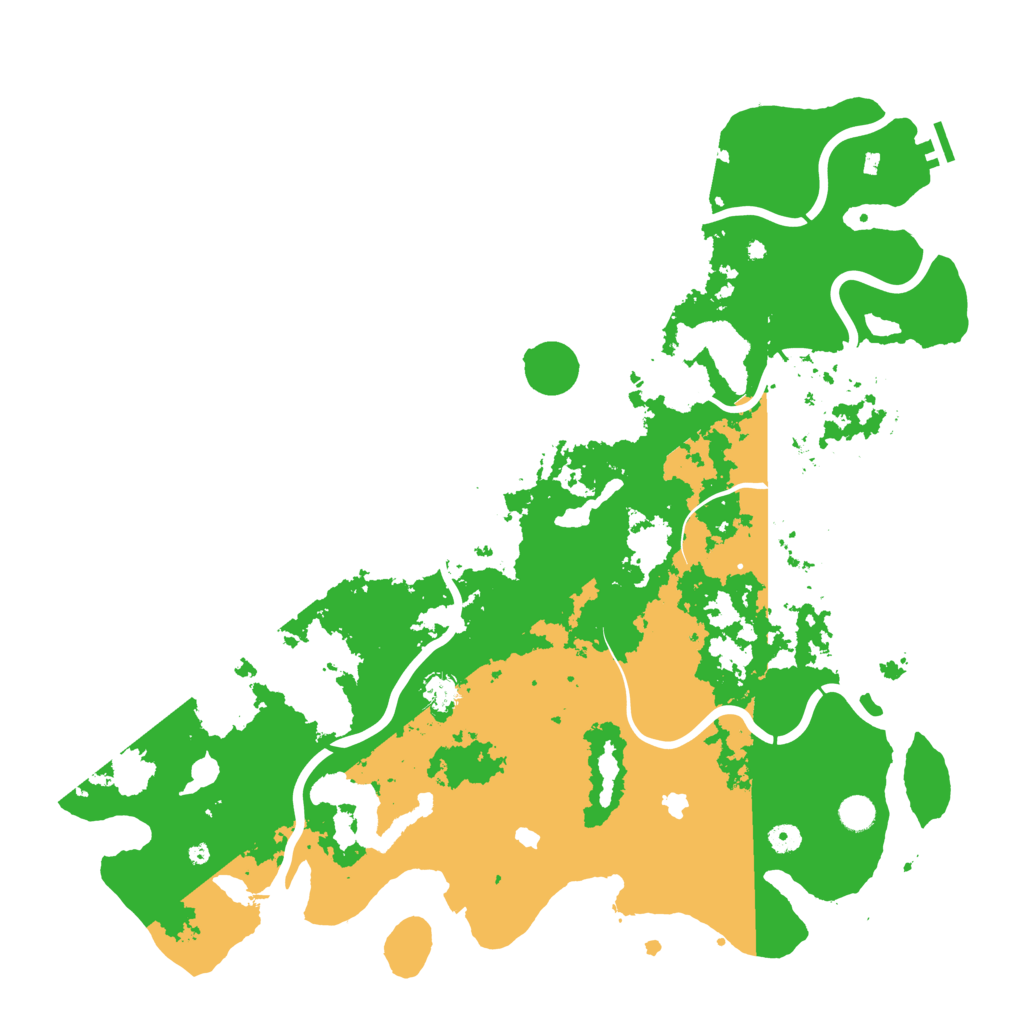 Biome Rust Map: Procedural Map, Size: 5000, Seed: 726551