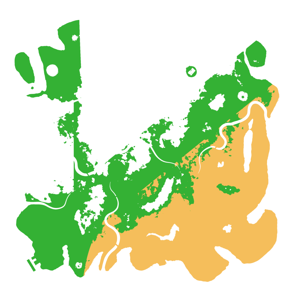 Biome Rust Map: Procedural Map, Size: 4500, Seed: 1117992767