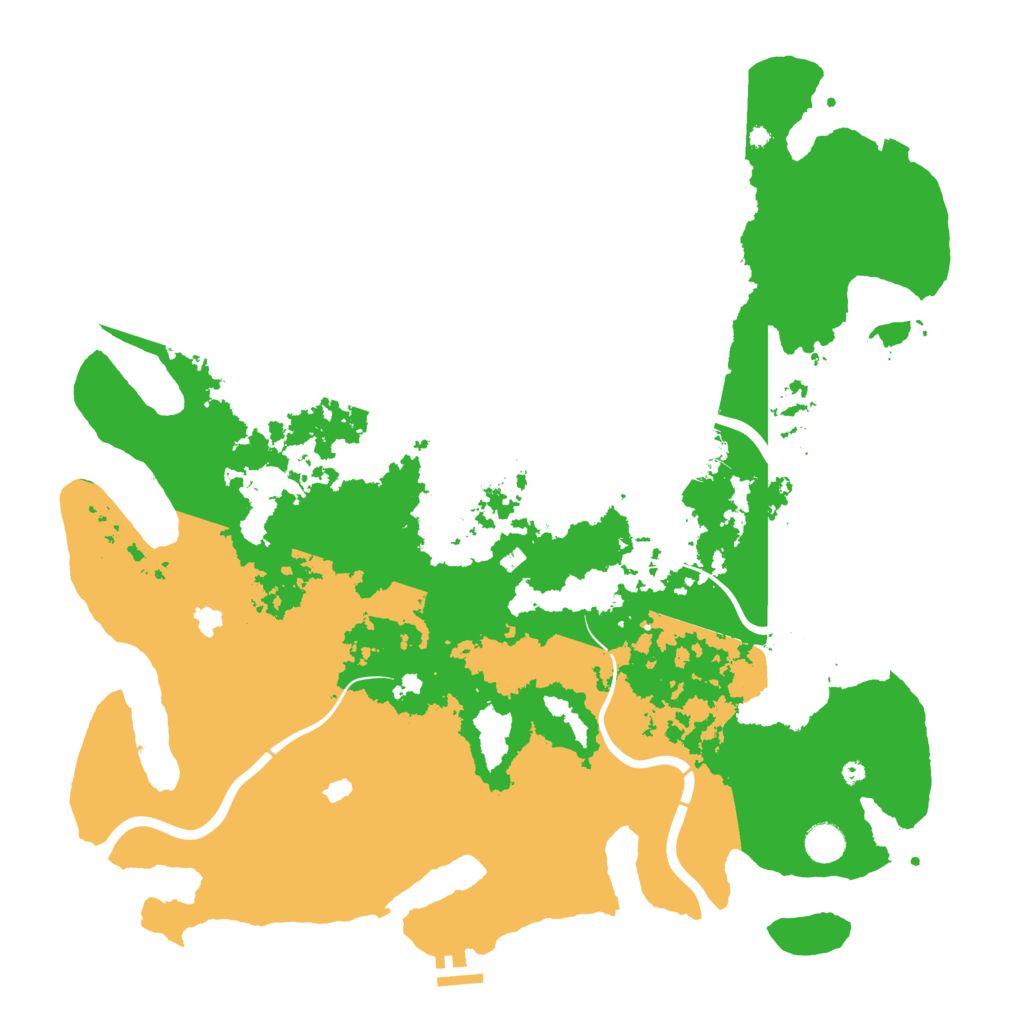 Biome Rust Map: Procedural Map, Size: 4500, Seed: 970565368