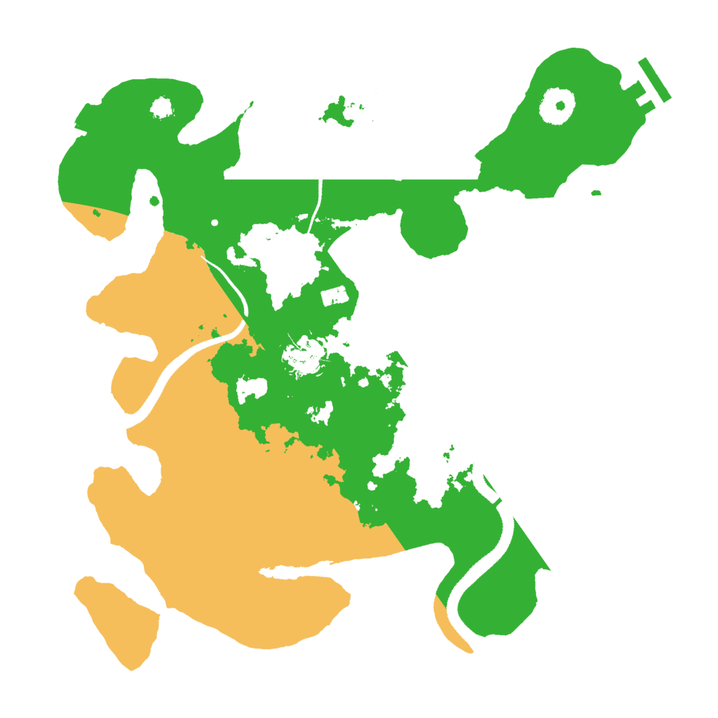 Biome Rust Map: Procedural Map, Size: 3000, Seed: 2049957039