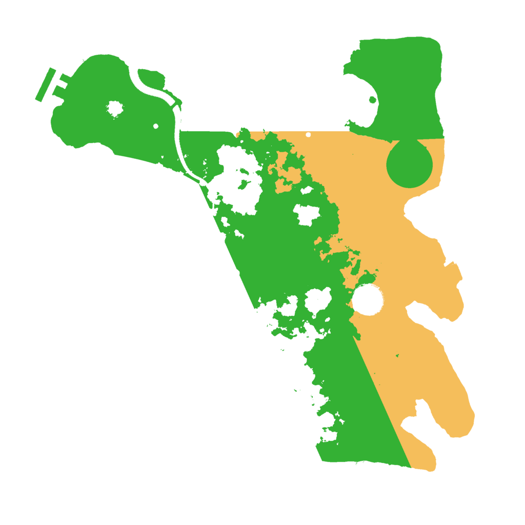 Biome Rust Map: Procedural Map, Size: 3000, Seed: 30009917