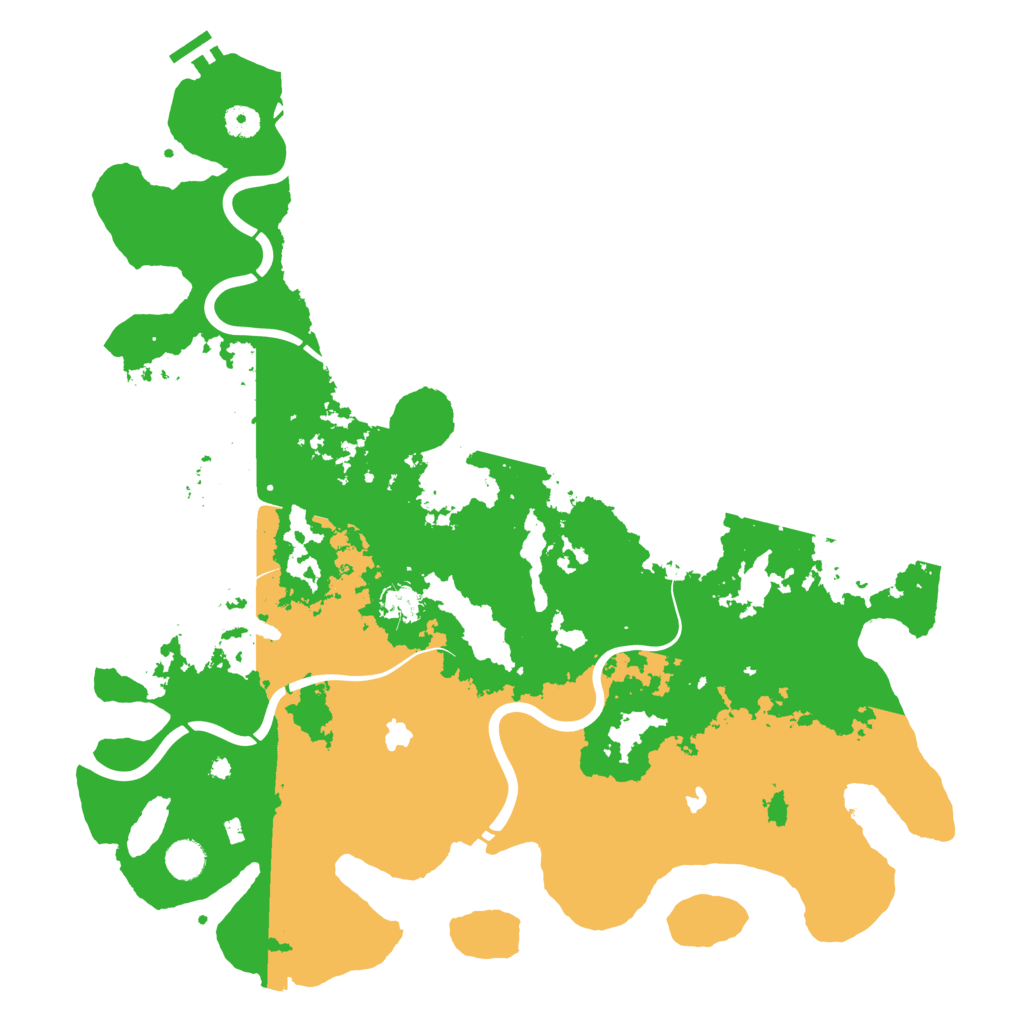 Biome Rust Map: Procedural Map, Size: 4500, Seed: 1895175537