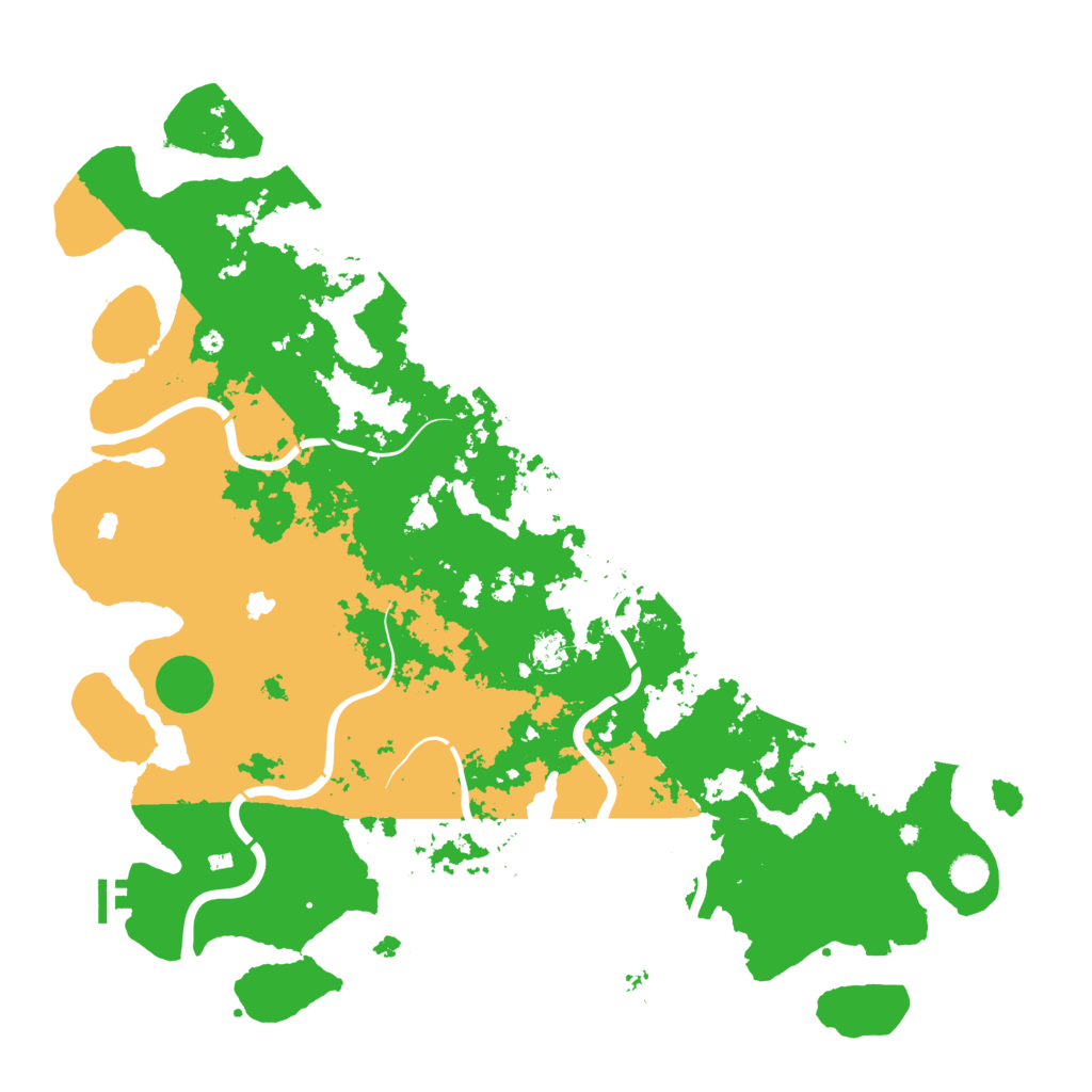 Biome Rust Map: Procedural Map, Size: 5000, Seed: 2066625694