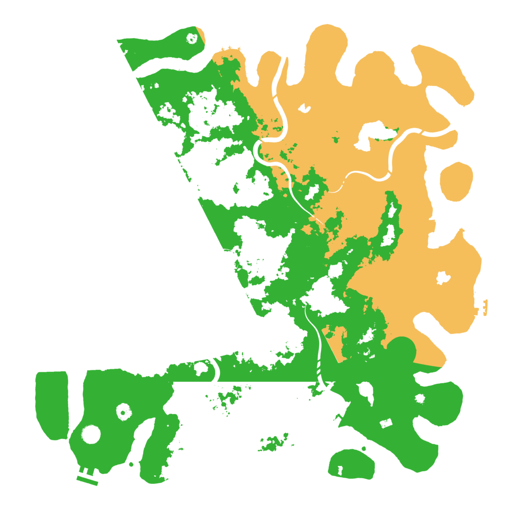Biome Rust Map: Procedural Map, Size: 4750, Seed: 852358