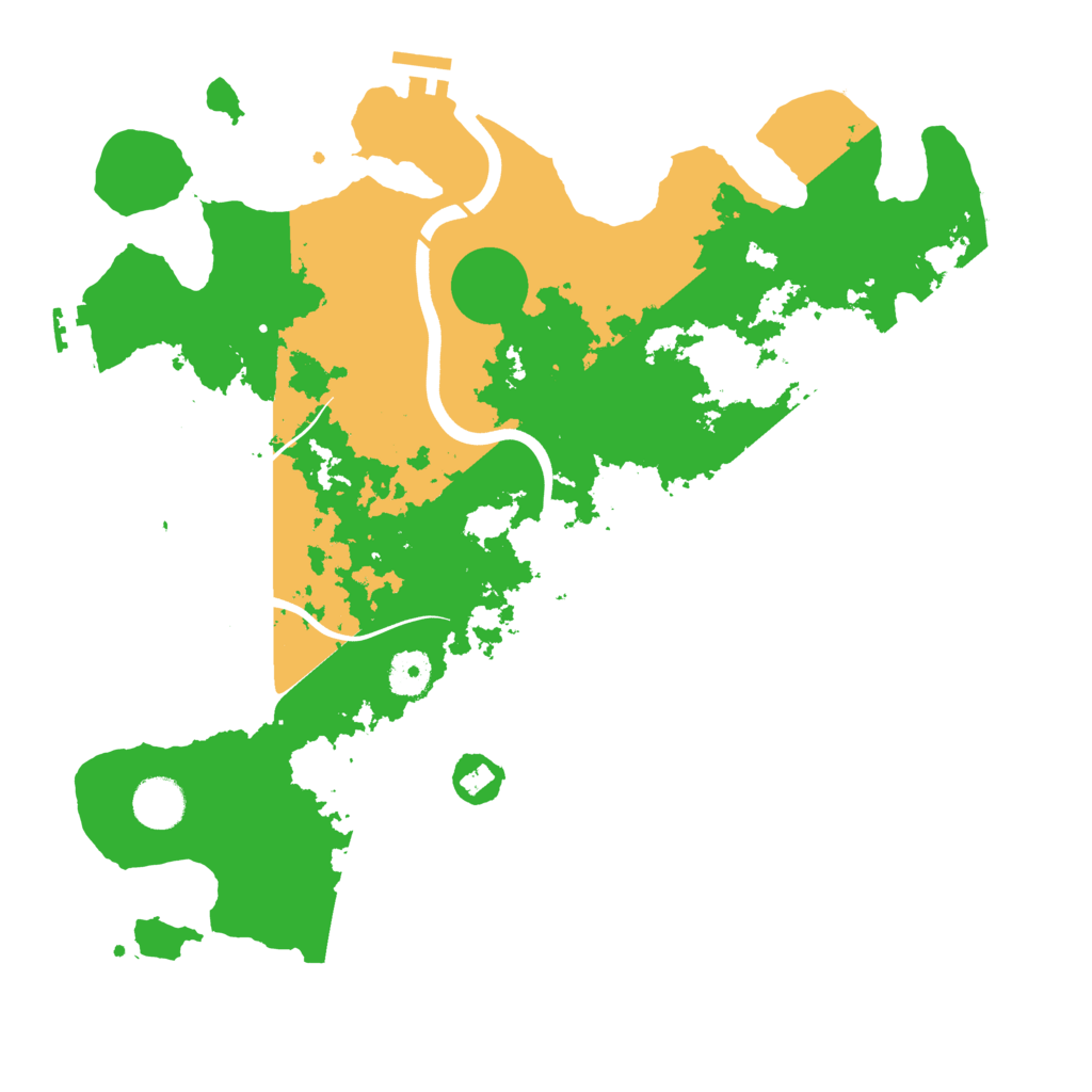 Biome Rust Map: Procedural Map, Size: 3750, Seed: 1989903091