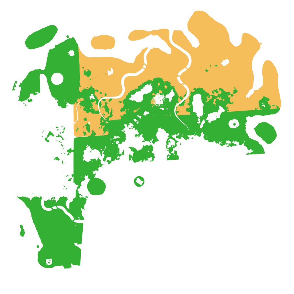 Biome Rust Map: Procedural Map, Size: 4500, Seed: 799612
