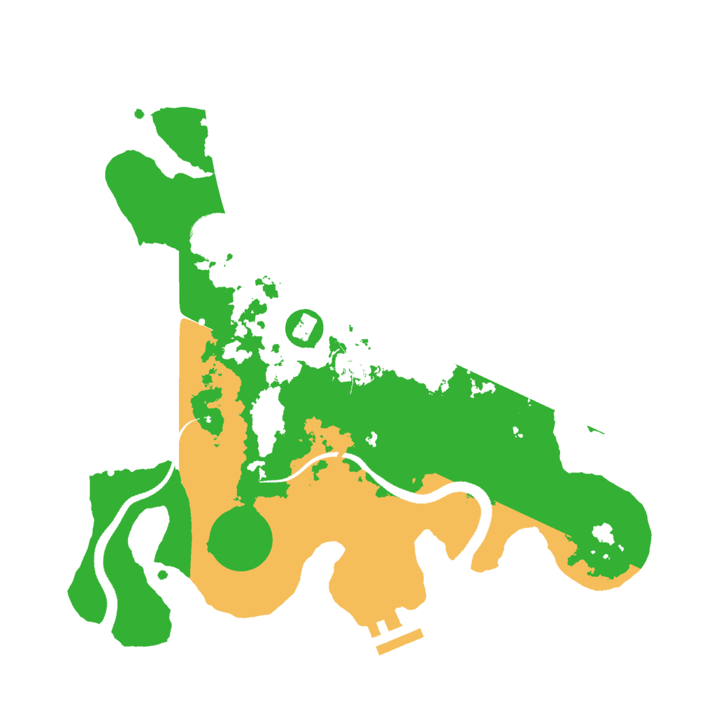 Biome Rust Map: Procedural Map, Size: 3000, Seed: 20243000