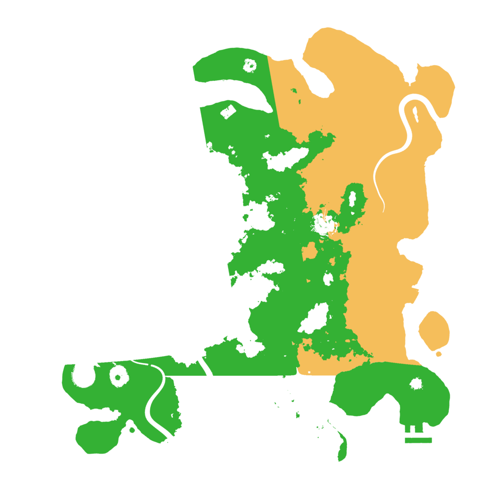 Biome Rust Map: Procedural Map, Size: 3750, Seed: 1203283827