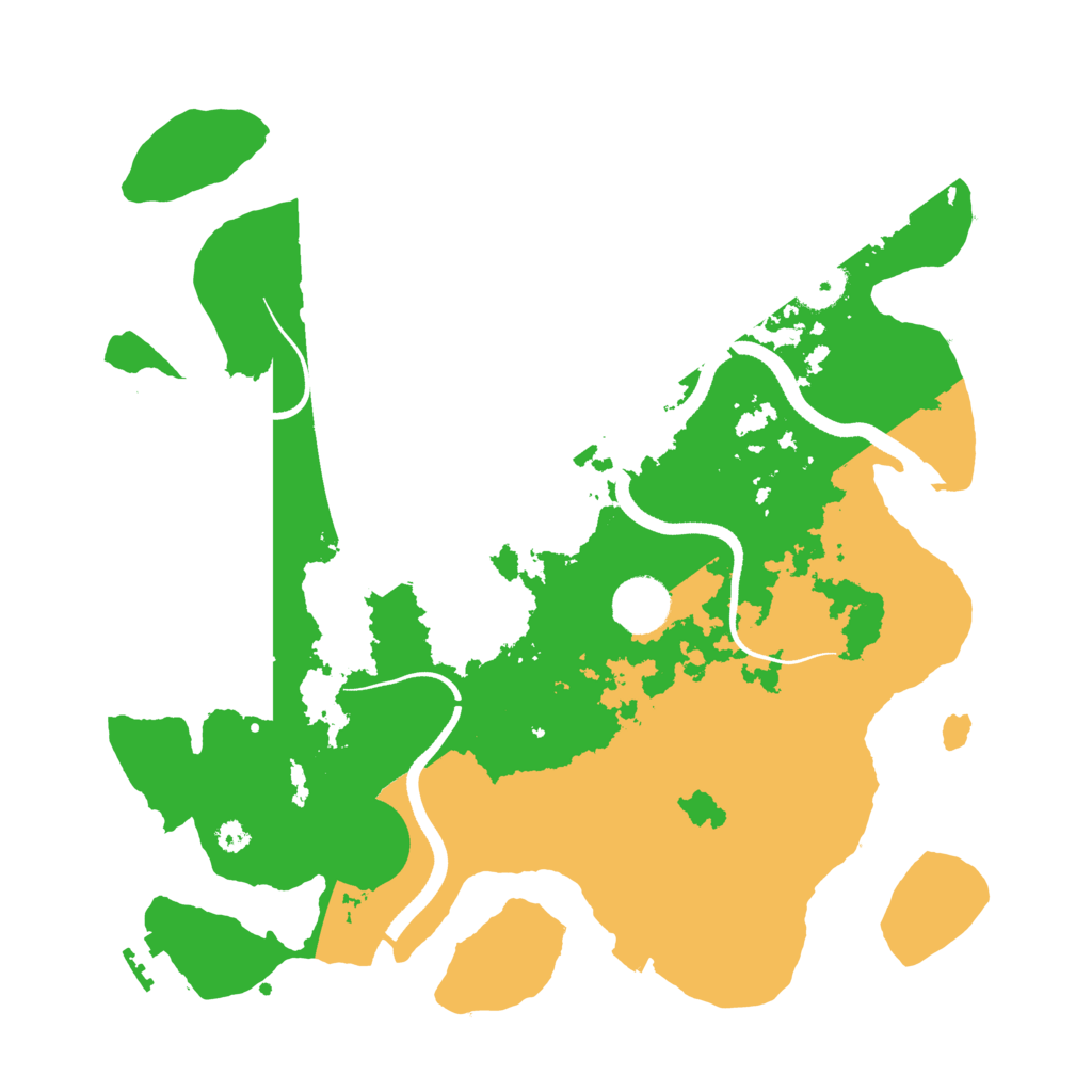 Biome Rust Map: Procedural Map, Size: 3500, Seed: 204754590