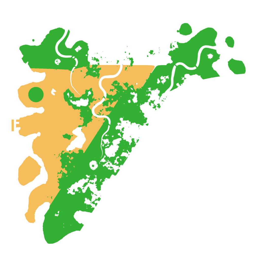 Biome Rust Map: Procedural Map, Size: 4500, Seed: 252321
