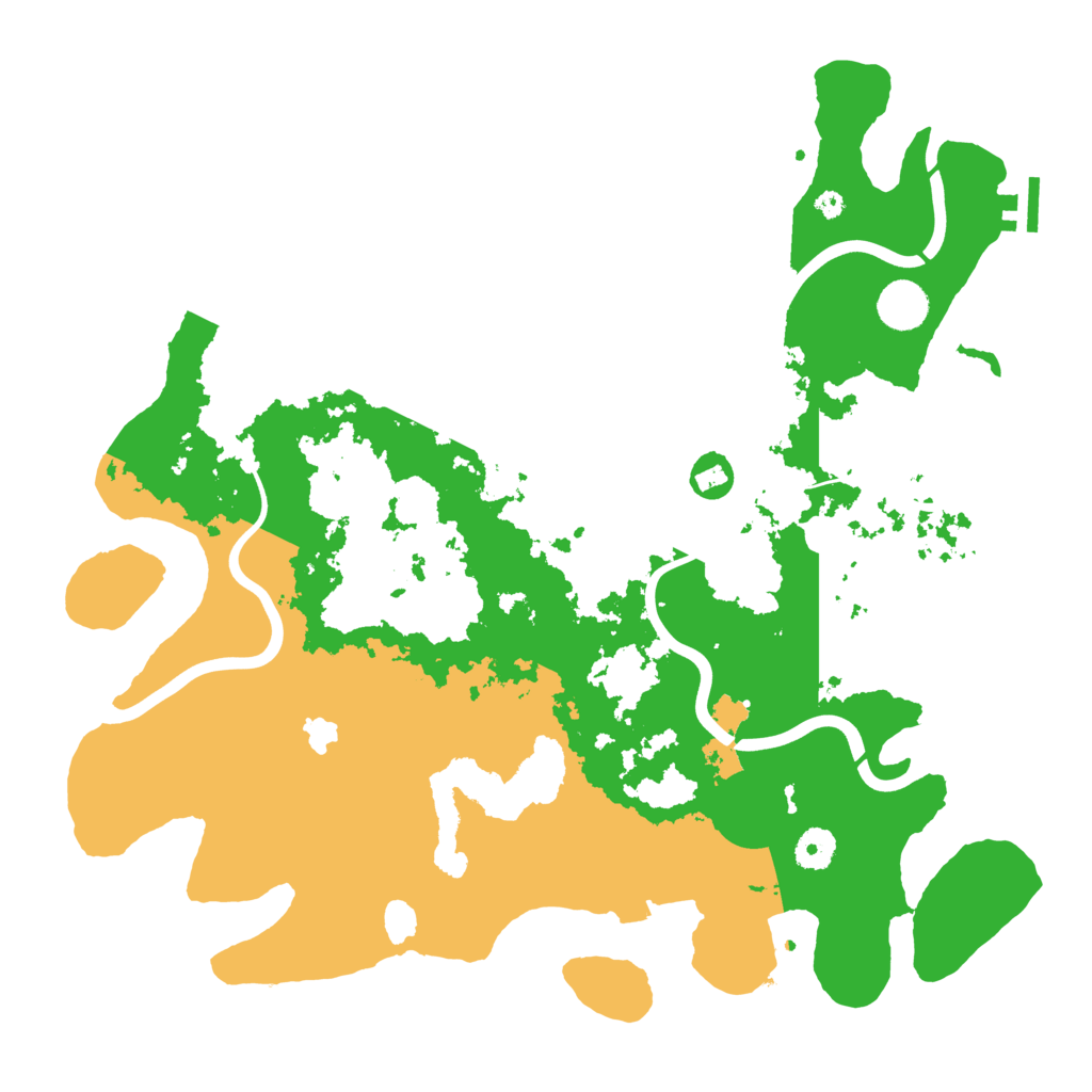 Biome Rust Map: Procedural Map, Size: 4000, Seed: 270021