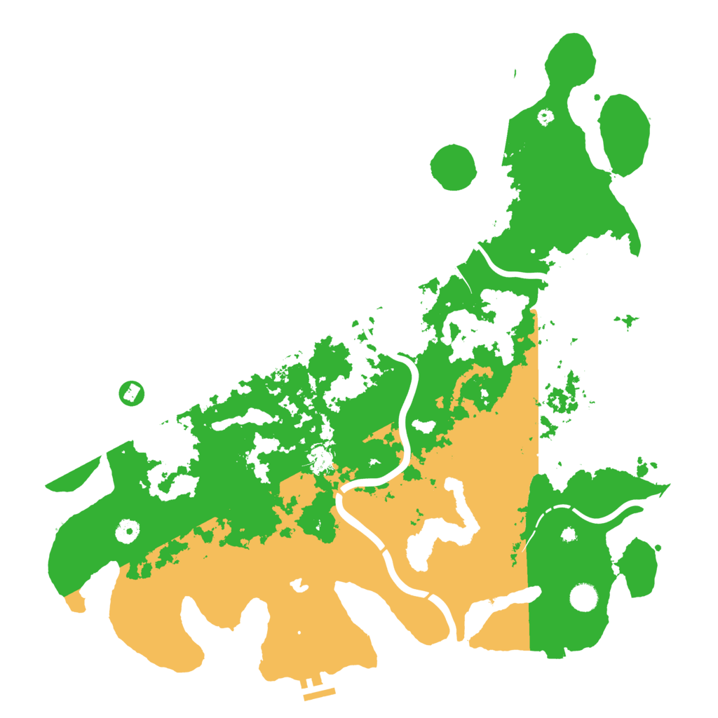 Biome Rust Map: Procedural Map, Size: 4500, Seed: 877709