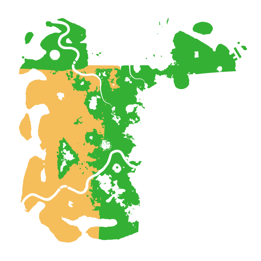 Biome Rust Map: Procedural Map, Size: 4500, Seed: 176165
