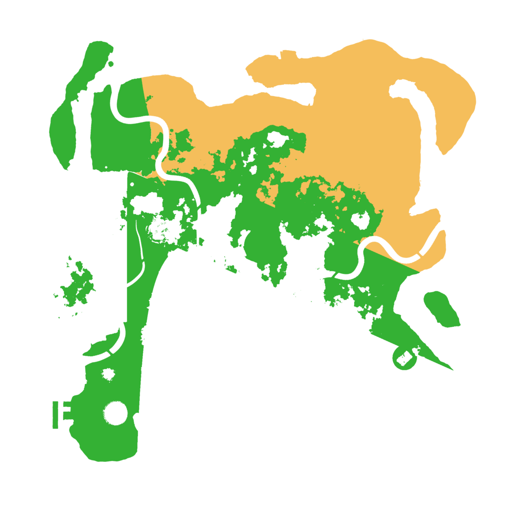 Biome Rust Map: Procedural Map, Size: 3750, Seed: 282179