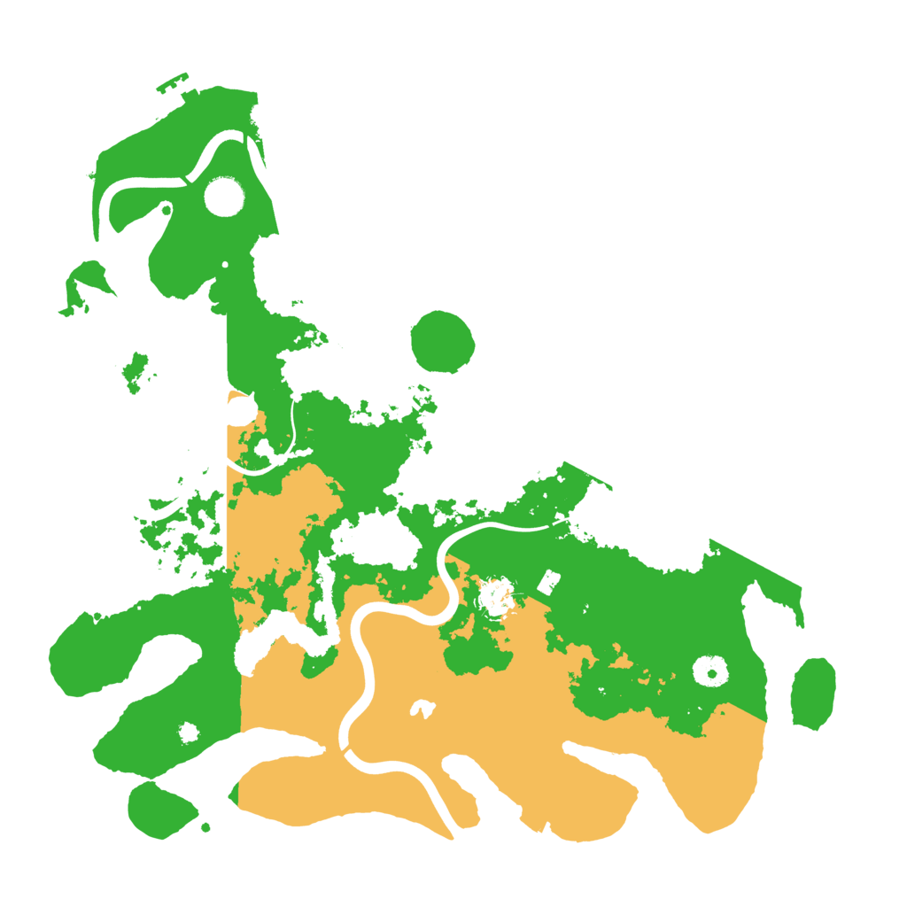 Biome Rust Map: Procedural Map, Size: 4000, Seed: 489887