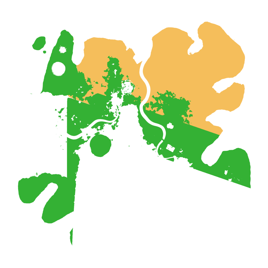 Biome Rust Map: Procedural Map, Size: 3500, Seed: 728669