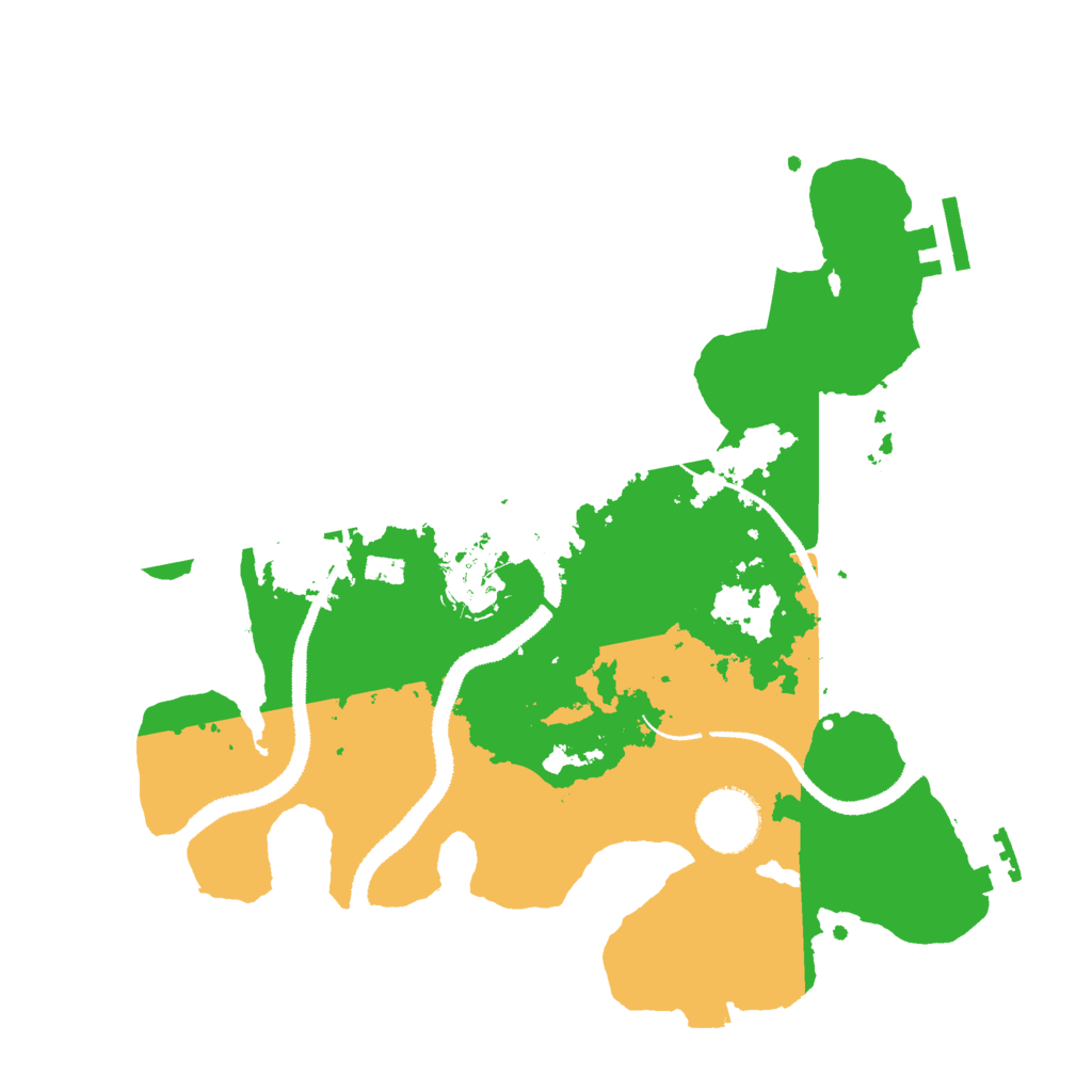Biome Rust Map: Procedural Map, Size: 3000, Seed: 161363