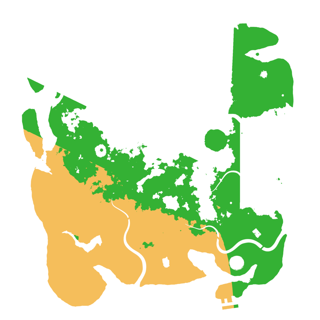 Biome Rust Map: Procedural Map, Size: 4000, Seed: 996691305
