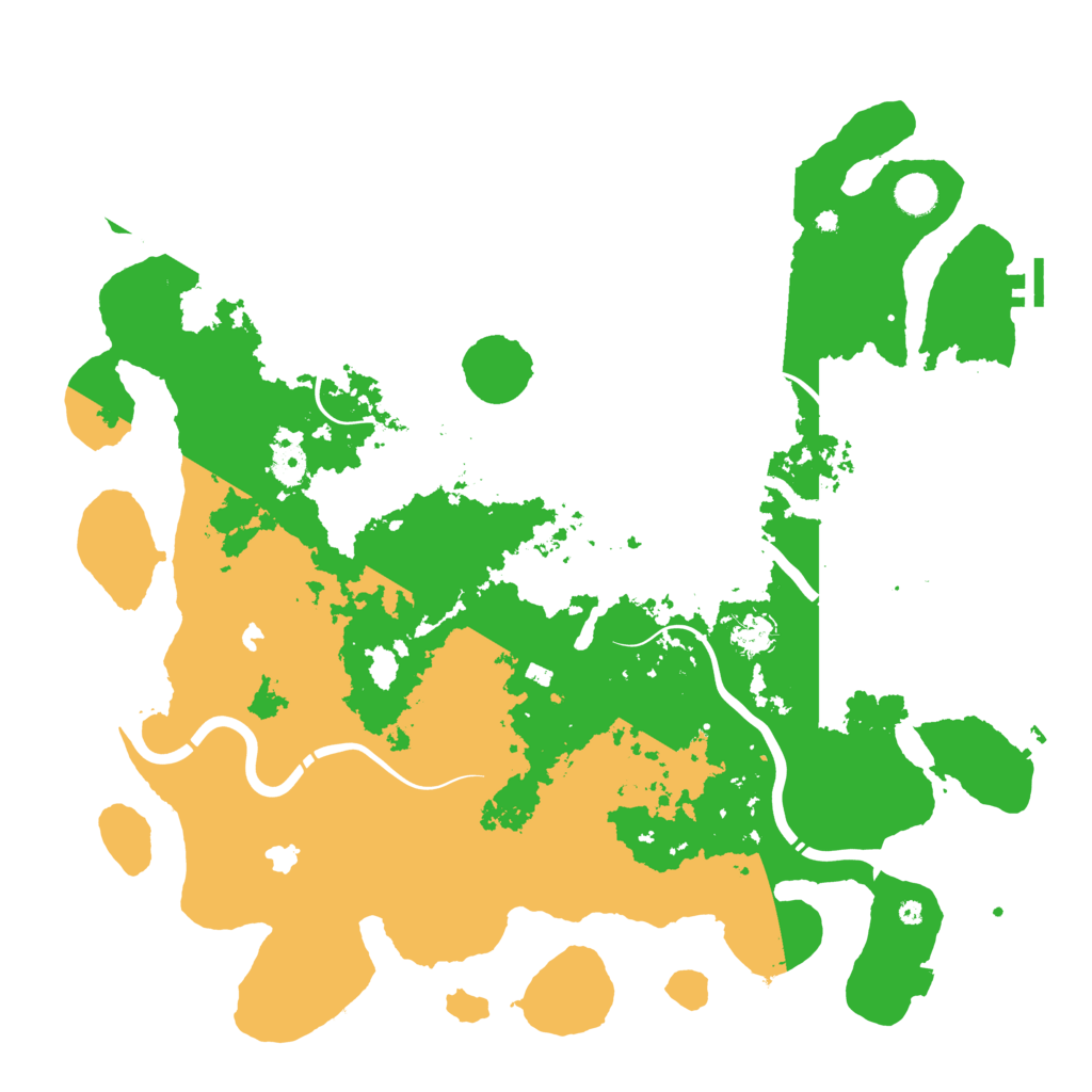 Biome Rust Map: Procedural Map, Size: 4500, Seed: 747219