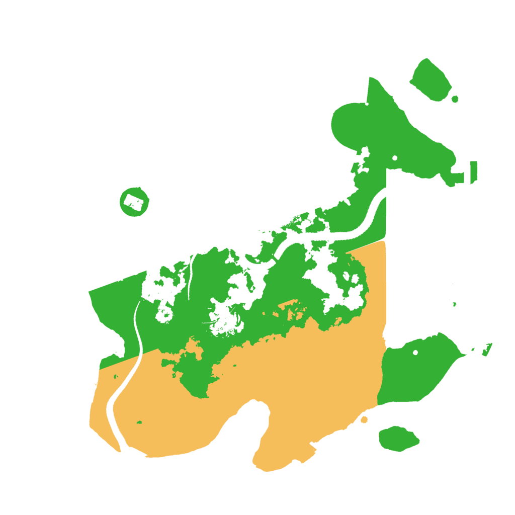 Biome Rust Map: Procedural Map, Size: 3000, Seed: 18092026