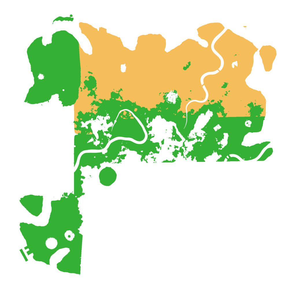Biome Rust Map: Procedural Map, Size: 4500, Seed: 679517