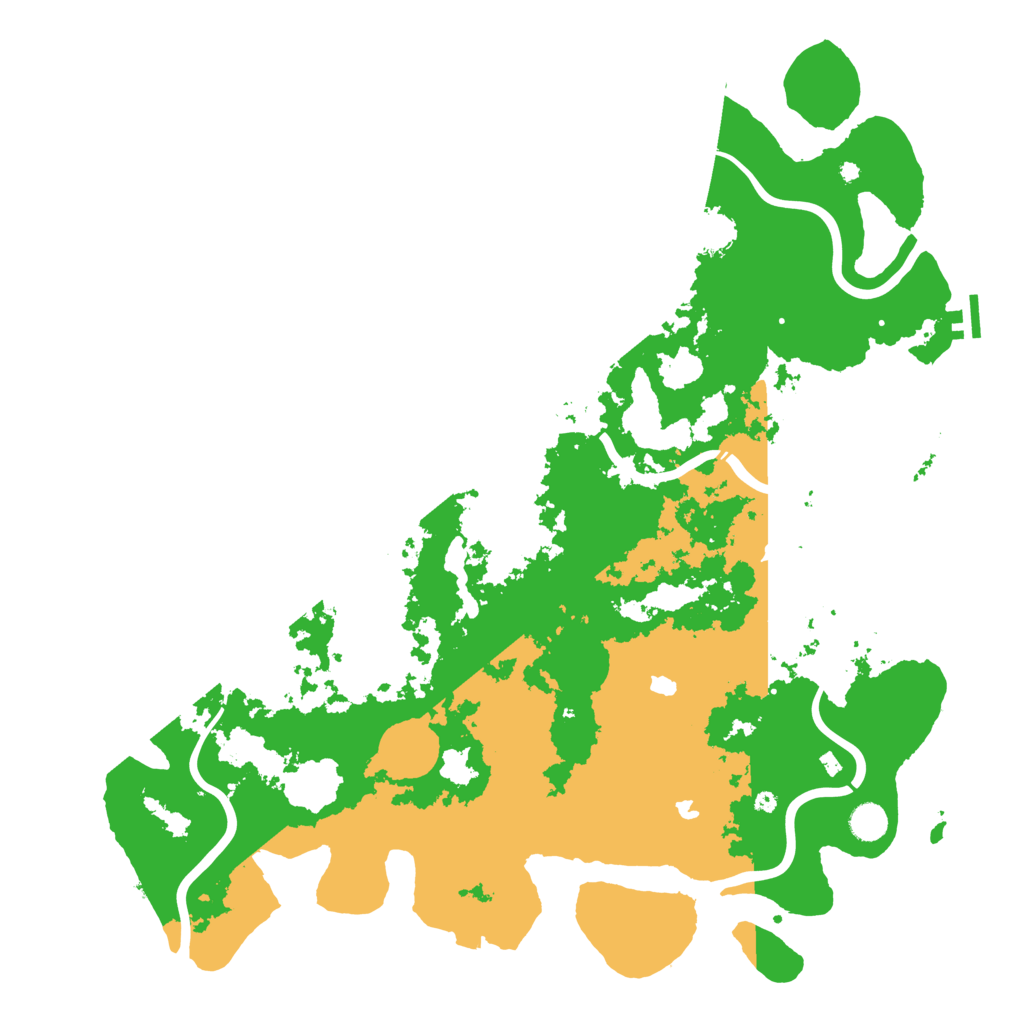 Biome Rust Map: Procedural Map, Size: 4750, Seed: 295346