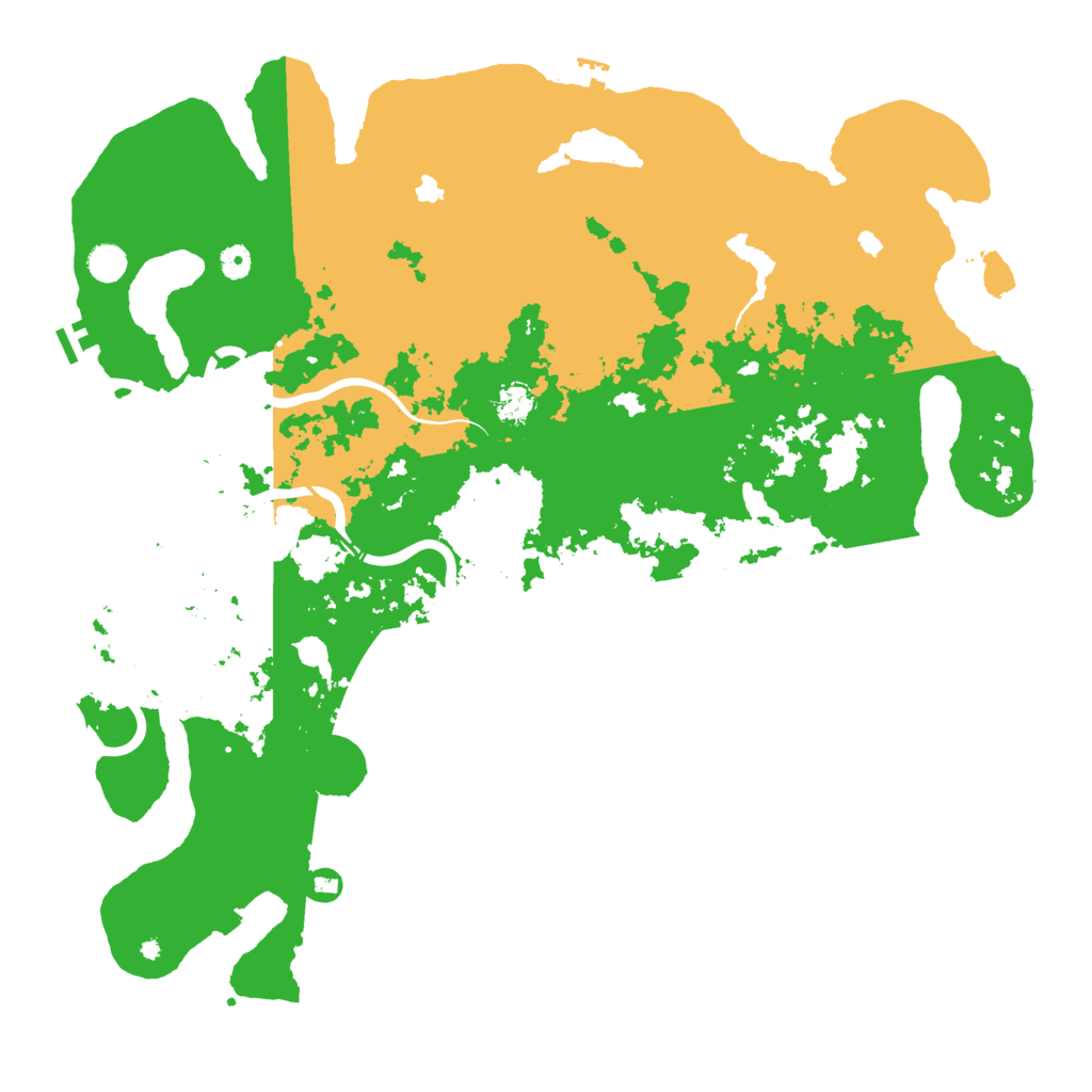 Biome Rust Map: Procedural Map, Size: 5000, Seed: 576261