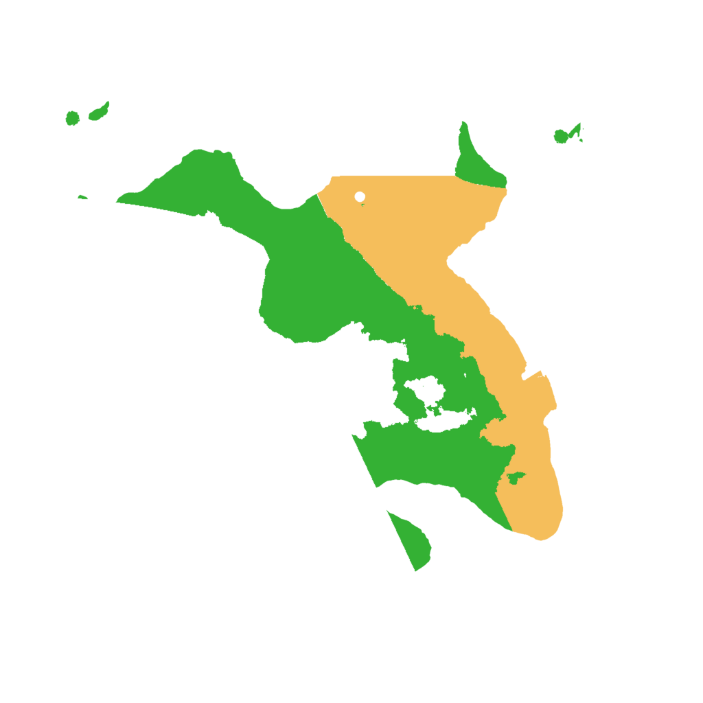 Biome Rust Map: Procedural Map, Size: 2000, Seed: 24514