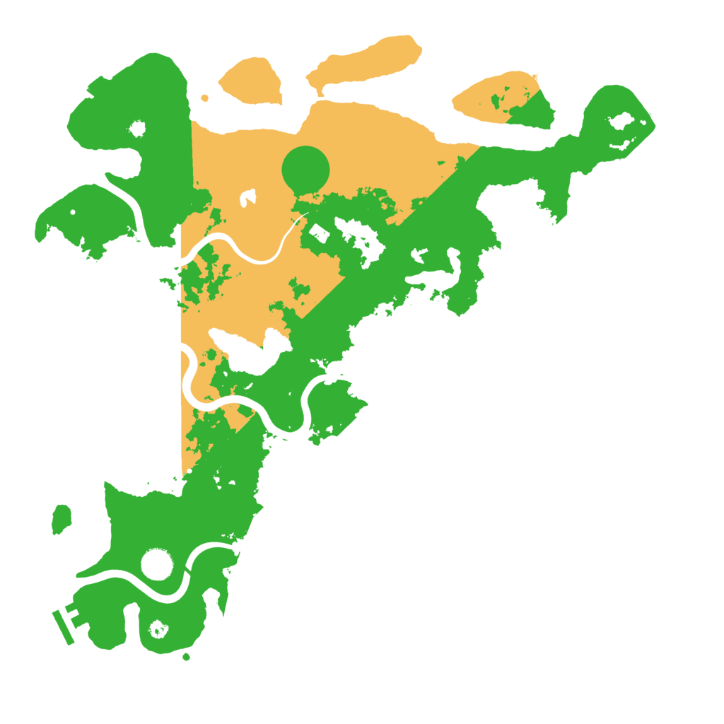 Biome Rust Map: Procedural Map, Size: 4000, Seed: 930463122