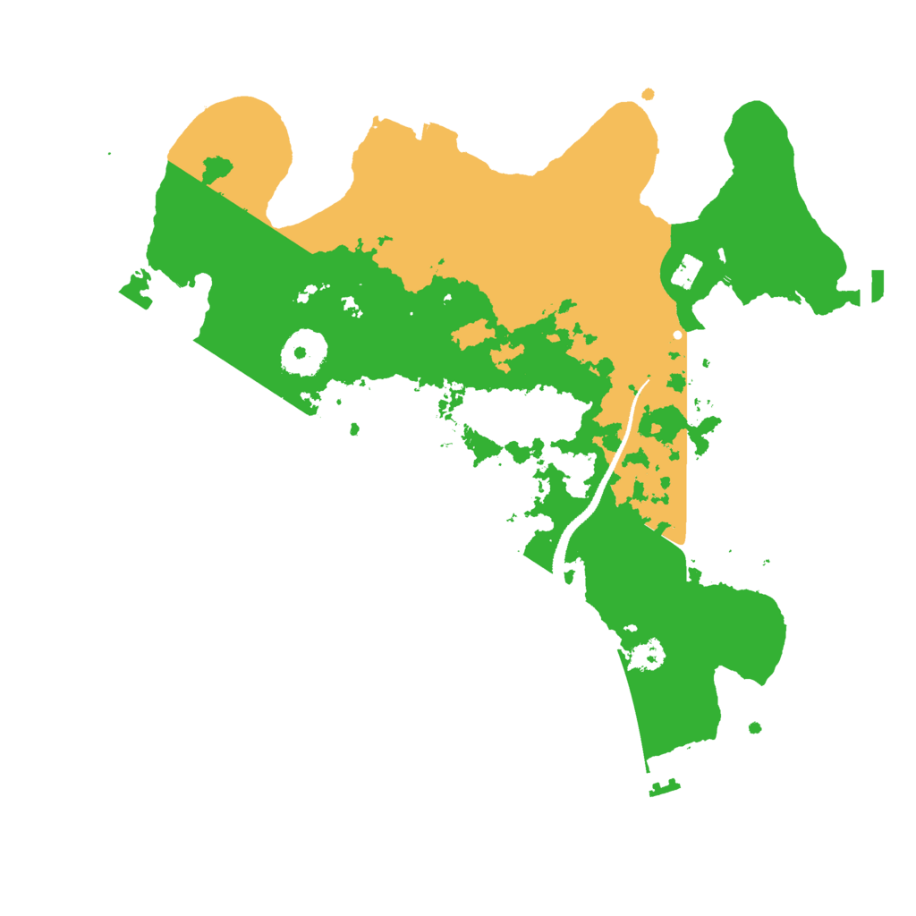 Biome Rust Map: Procedural Map, Size: 3000, Seed: 24971