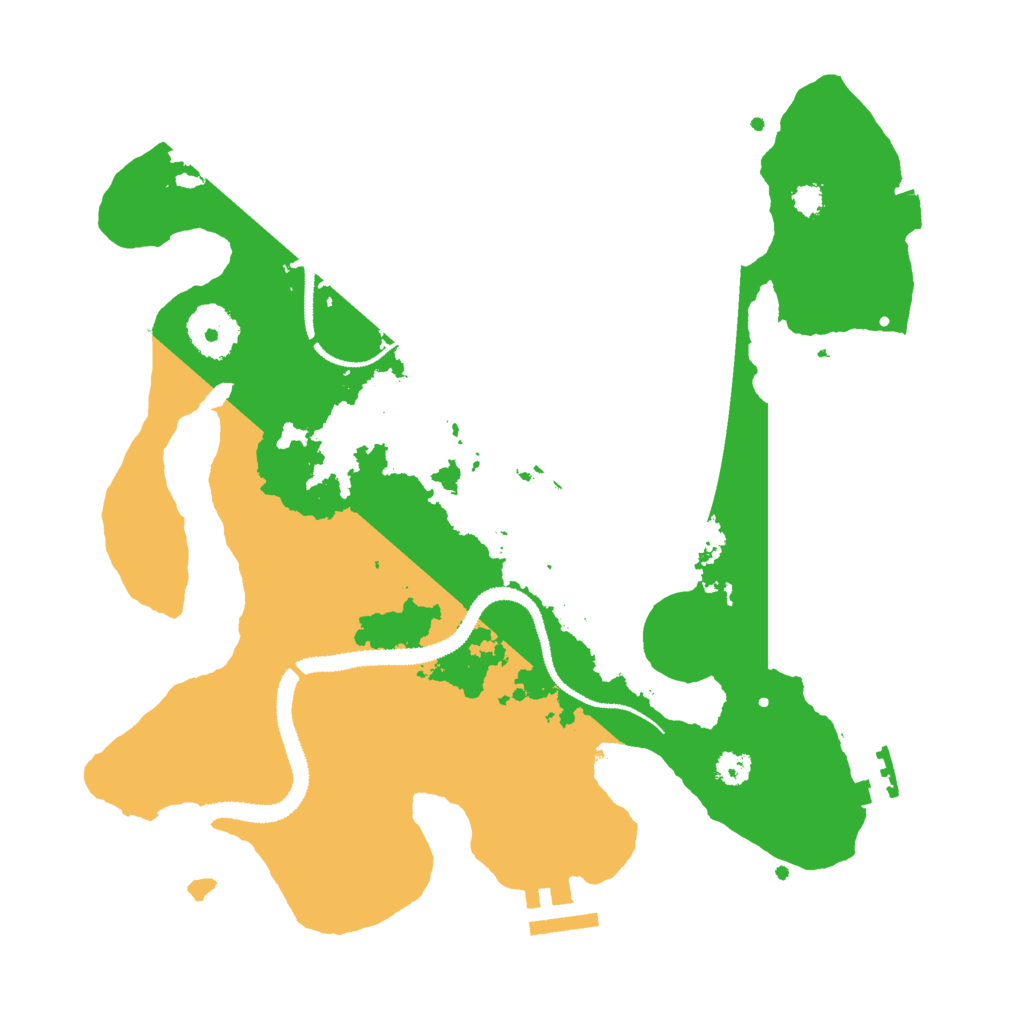 Biome Rust Map: Procedural Map, Size: 3000, Seed: 5092026