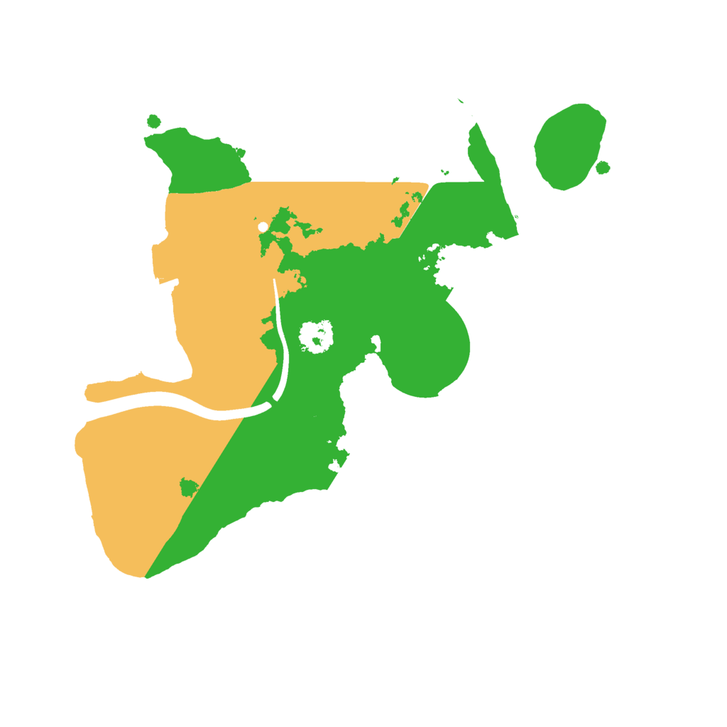 Biome Rust Map: Procedural Map, Size: 2150, Seed: 19