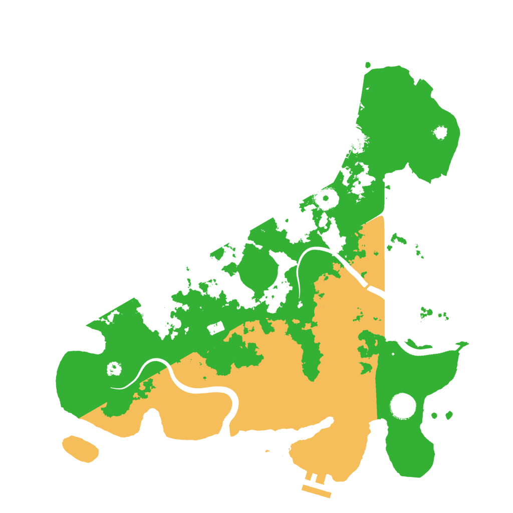 Biome Rust Map: Procedural Map, Size: 3500, Seed: 707274
